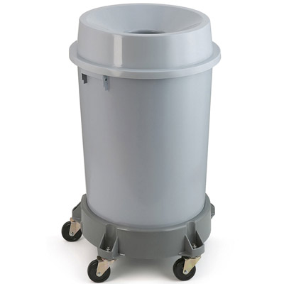 Kunststoff Abfallbehälter mit offenem Oberteil, 90 Liter